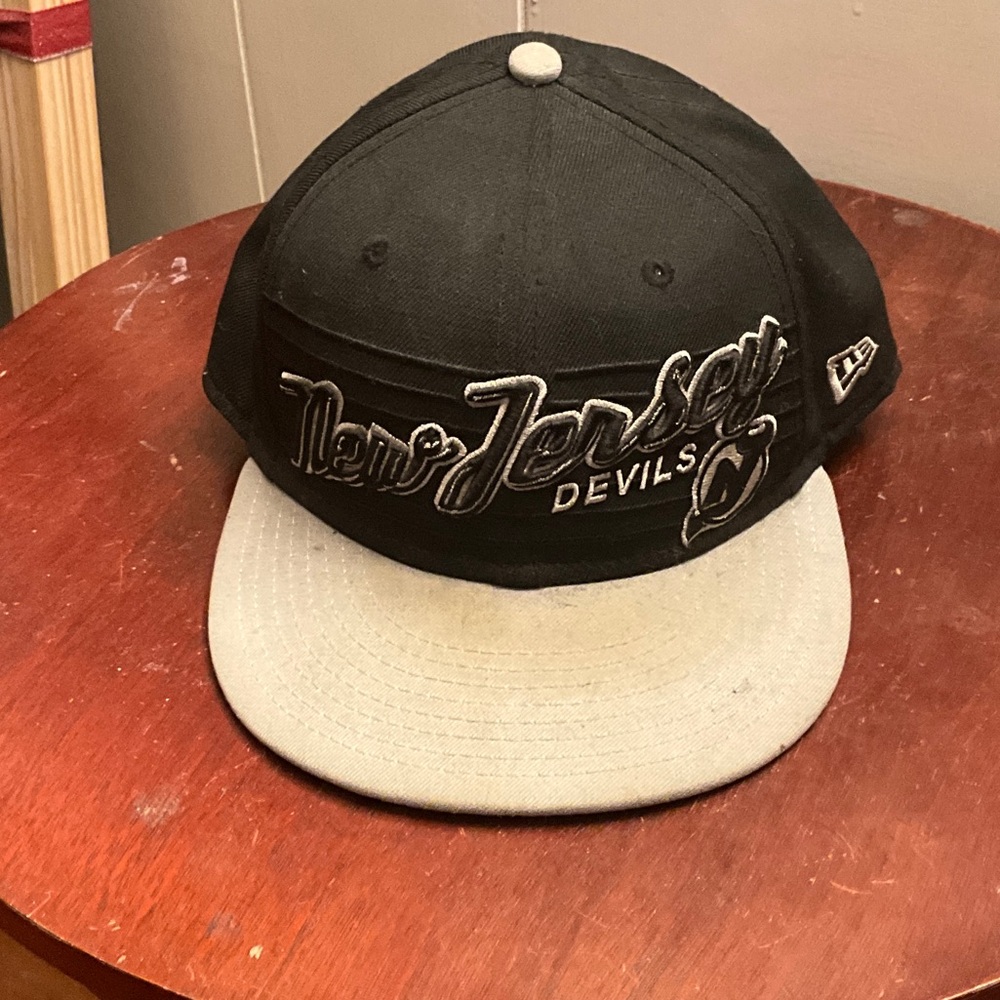 New Jersey Devils Black and Gray Cap